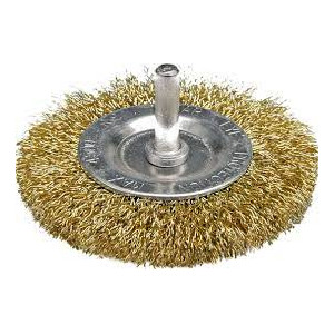 SZCZOTKA   TARCZ.TRZP. 75mm DRUT KARB.W